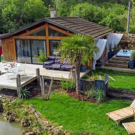 Kaebane 85, Lodge Avec Spa Au Bord De L'Eau Prouilly Exteriör bild