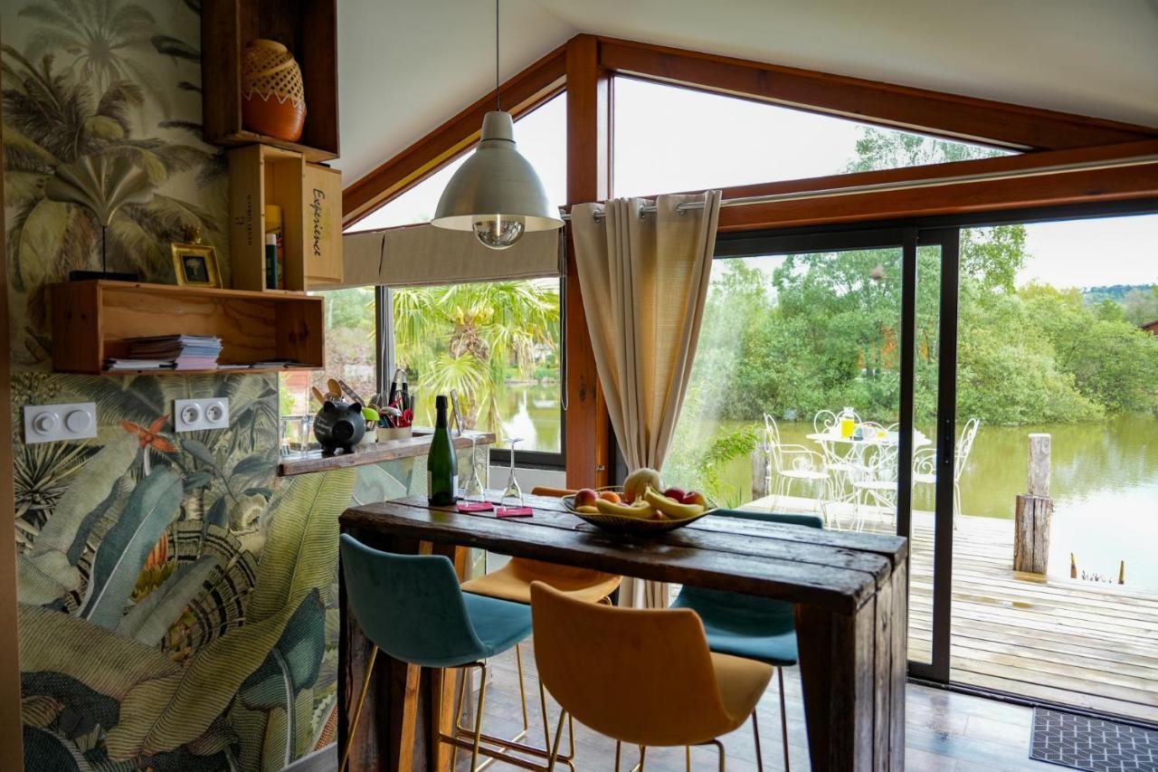 Kaebane 85, Lodge Avec Spa Au Bord De L'Eau Prouilly Exteriör bild